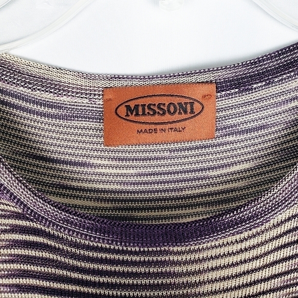 MISSONI striped sleeveless top - Picture 3 of 4